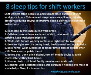 Shift workers sleep tips