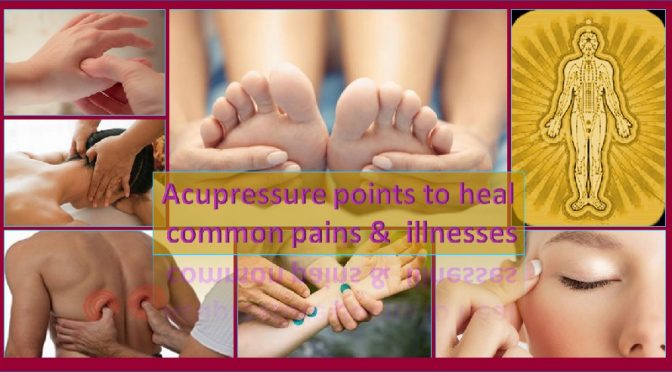 Acupressure for pains and illnesses