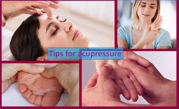 Acupressure tips