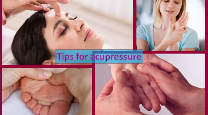 Acupressure tips