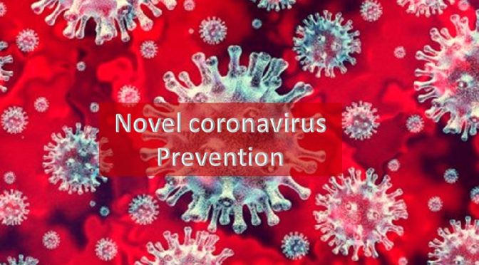 Novel coronavirus prevention