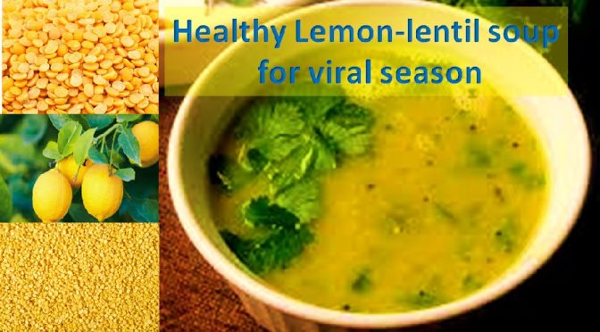 Lemon lentil soup recipe