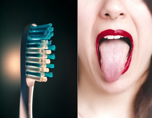 Tongue scraping & tooth brushing Ayurveda routine