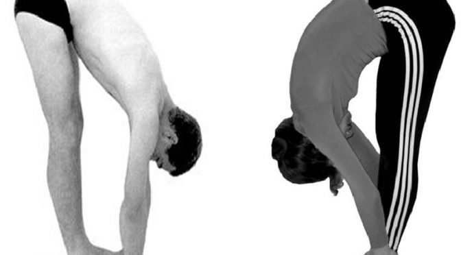 Padahastasana Forward bend pose