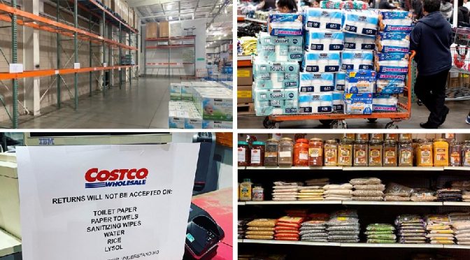 Stop hoarding and panic buying