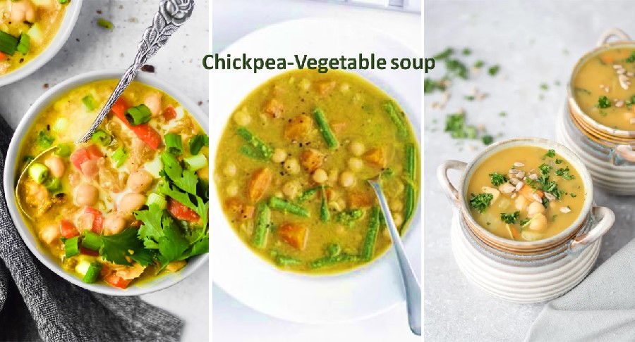 Chickpea vegetable soup recipe
