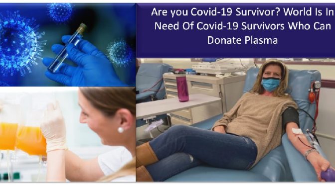 Plasma Donar For Covid-19 Patients