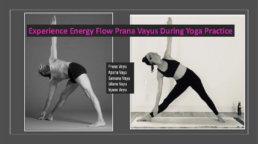 Experience prana vayus during yoga practice