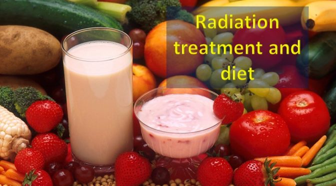 Radiation treatment and diet