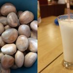 Jackfruit seeds milkshake