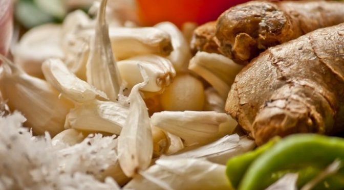 Ginger garlic WBC and immune system