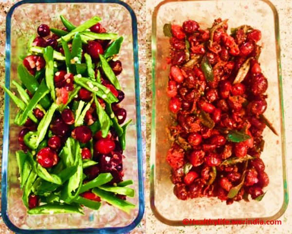 Cranberry spicy pickle recipe