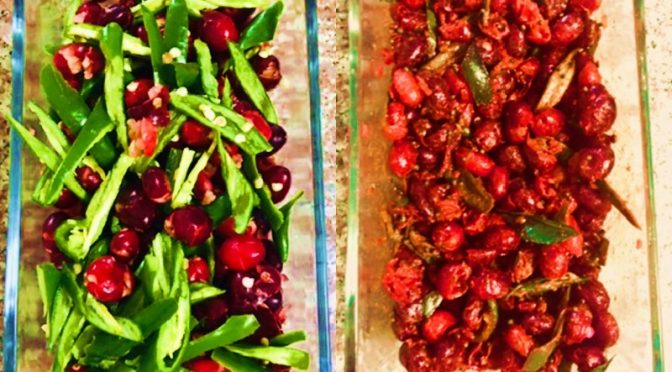 Cranberry spicy pickle recipe