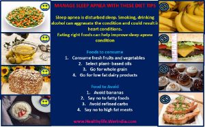 Sleep apnea diet tips
