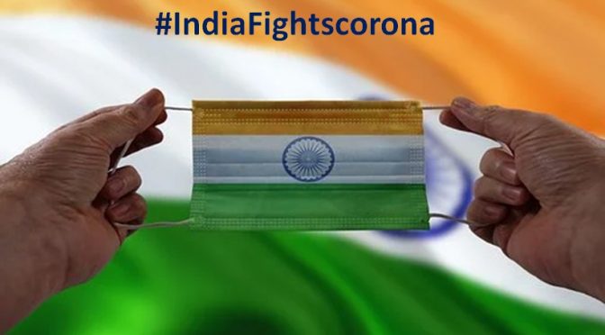 #Indiafightscorona