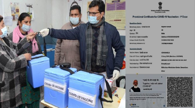 India Covid vaccination milestone