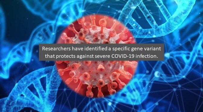 Gene variant protects from Covid-19