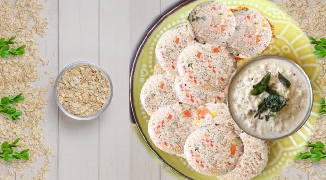 Instand oats idli recipe