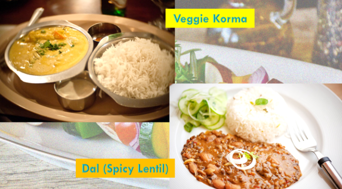 Vegetable Korma And Dal Full Of Fiber And Protein