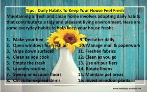 Tips to keep house fresh