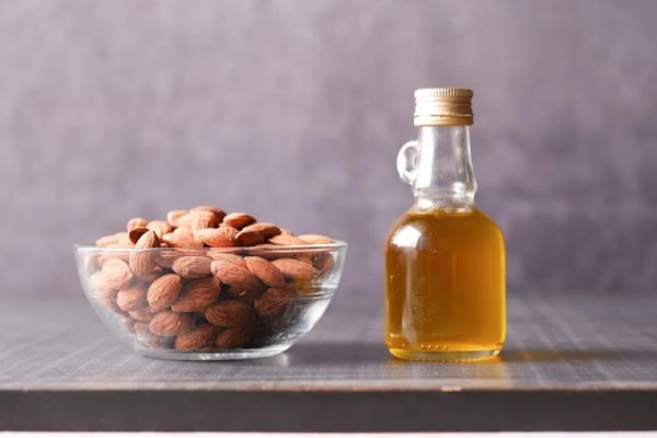 Almond oil beauty application