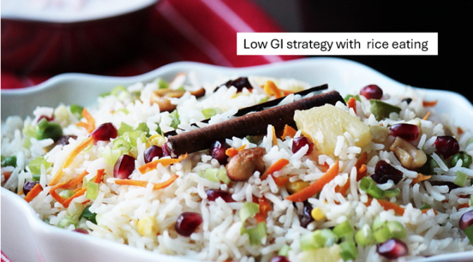 Low-Glycemic Index Strategies With Rice Eating