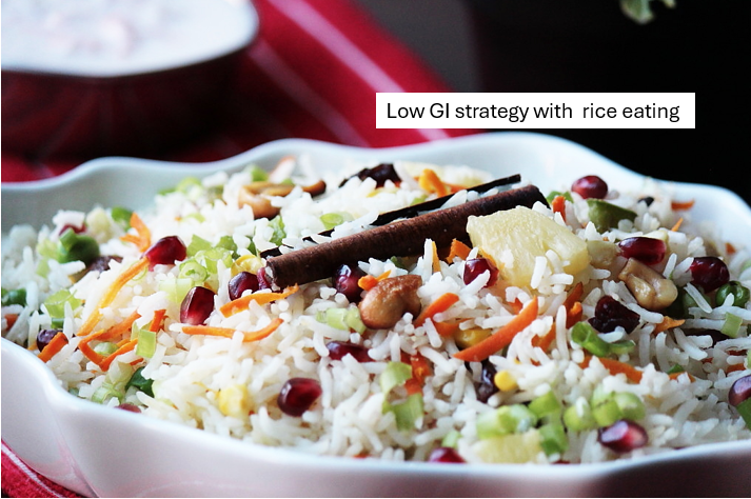 Low-Glycemic Index Strategies With Rice Eating