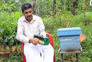 Madhukeshwara Hegde beekeeping