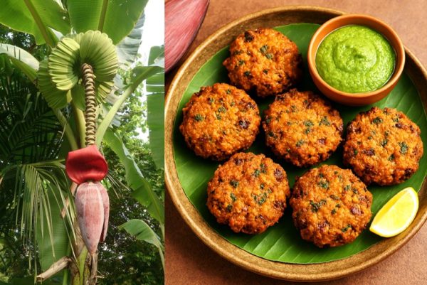 Banana Flower masala vada