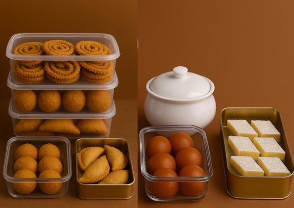 Storing Indian sweets