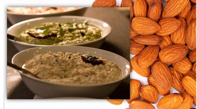 Almond chutney recipe