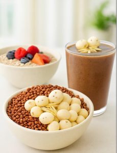 Ragi Makhana smoothie