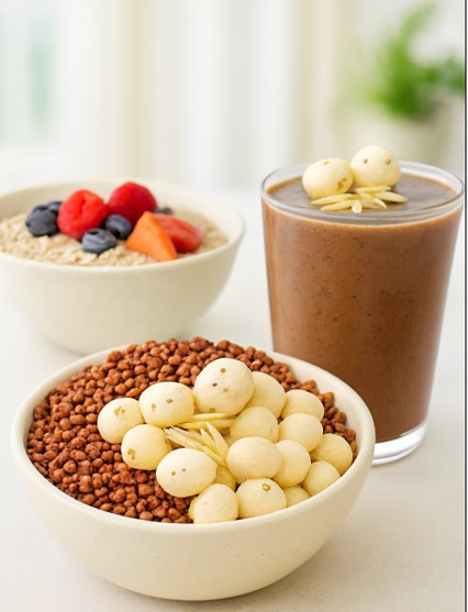 Ragi Makhana smoothie