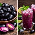 Jamun mint cooler drink