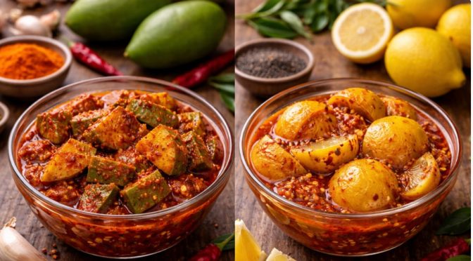 Indian pickle preservatives