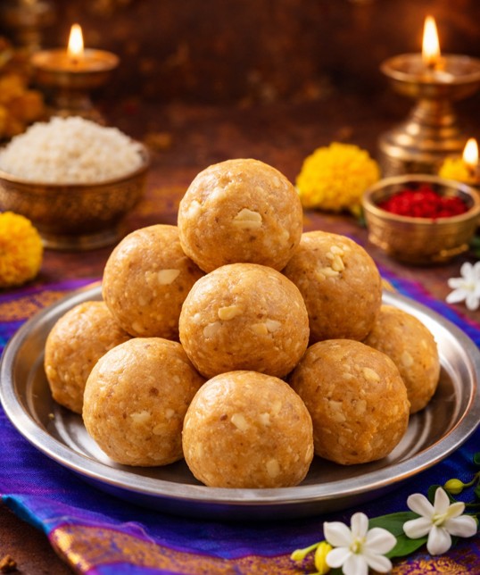 Tambittu laddoo for Shivarathri