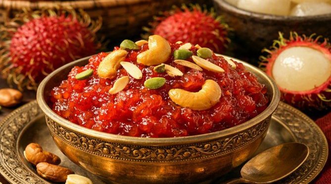 Rambutan halwa recipe