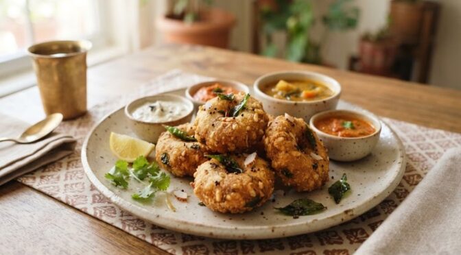 Murmura medu vada recipe
